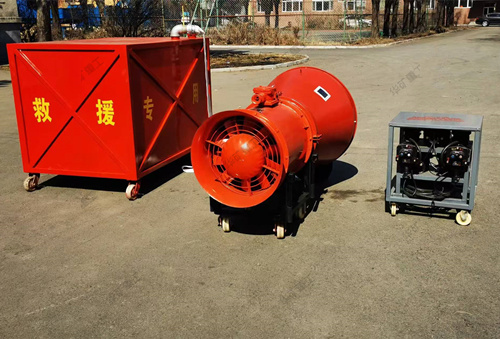 華礦集團熱銷產品高倍數泡沫滅火裝置發(fā)往云南